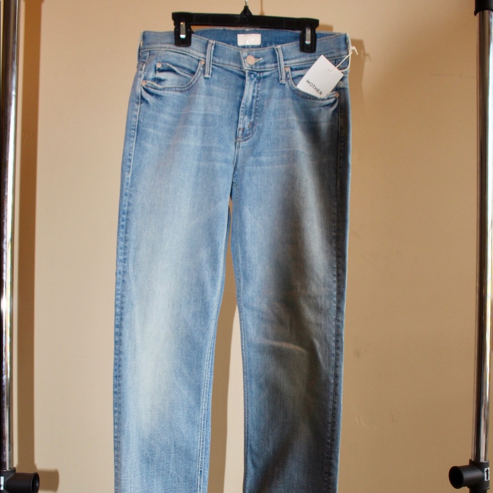 MOTHER The Rascal Slit Undone Hem